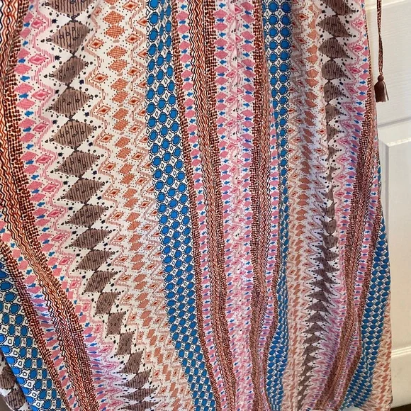 Lulu's Multicolor Patterned Maxi Dress - Picture 4 of 9